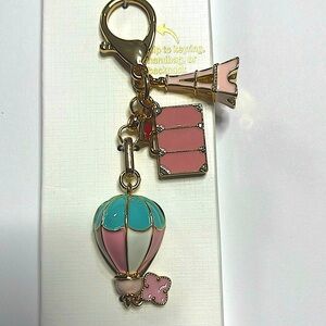 Piper K Hot Air Balloon Bag Charm and Keychain